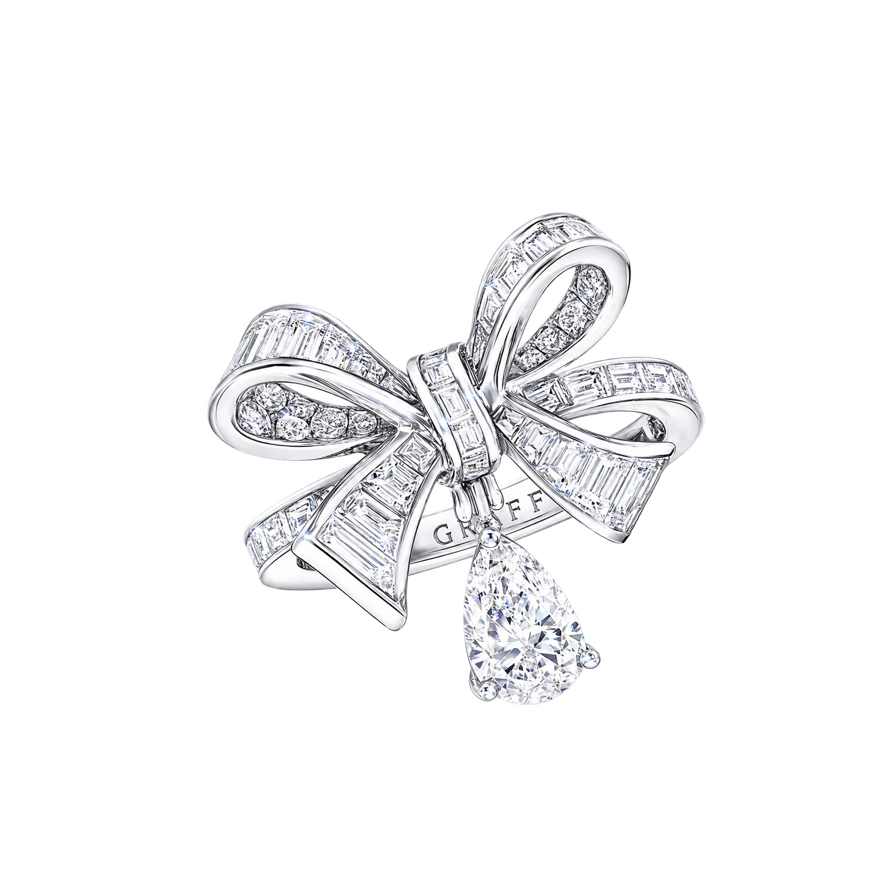 Graff Tilda's Bow Baguette Ring