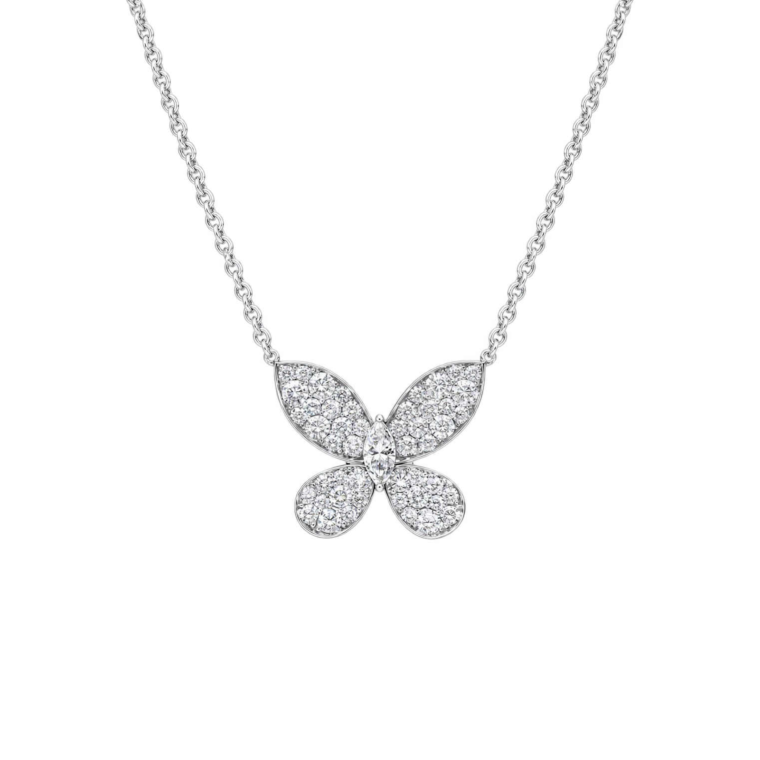 Graff Pavé Butterfly Pendant