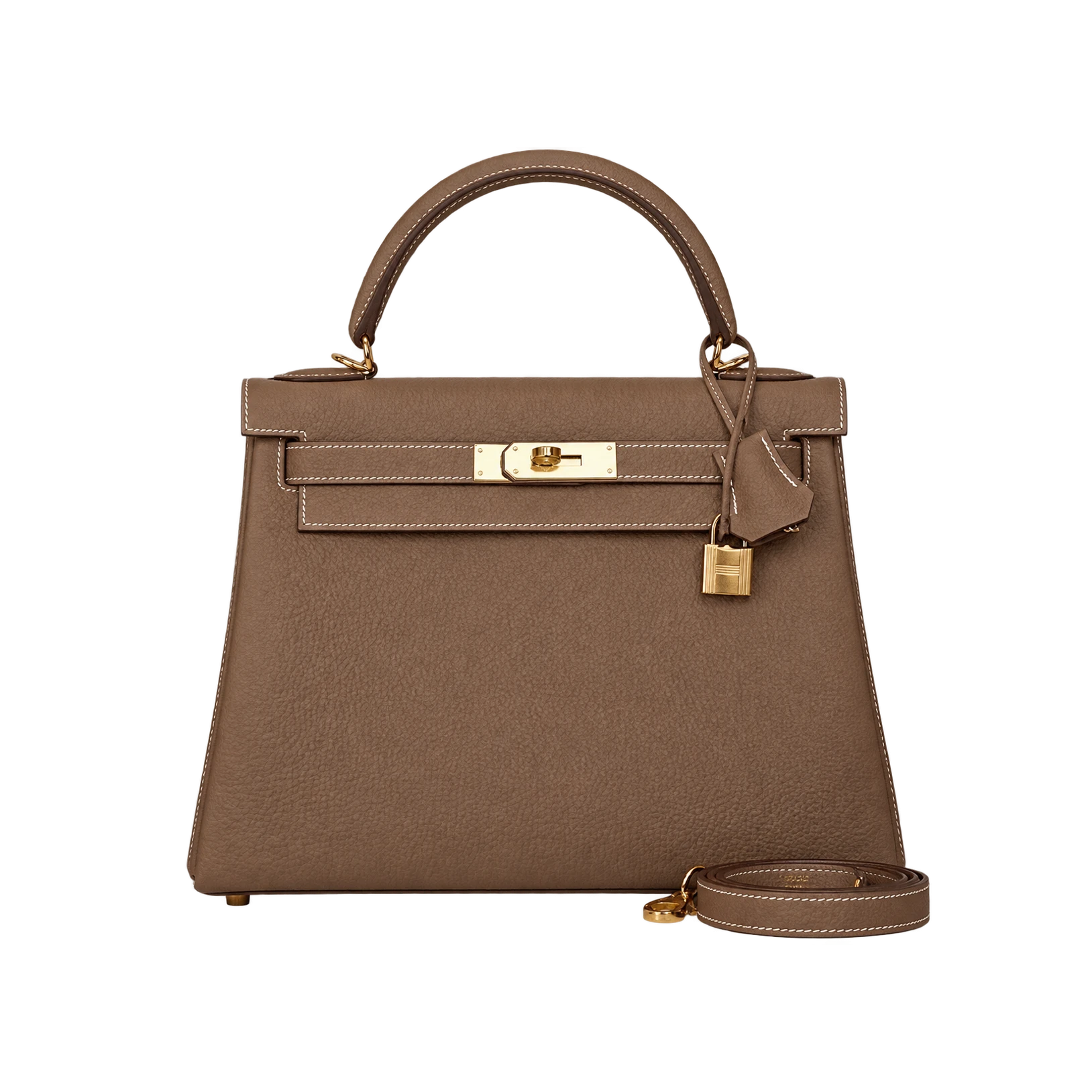 Hermes Kelly 28 Etoupe Togo
